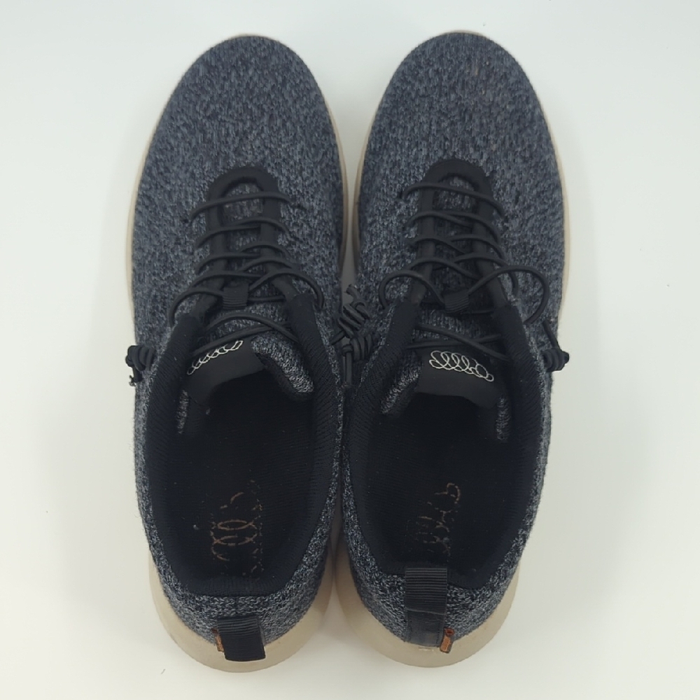 Woolloomooloo Belmont Black Slip-on Merino Wool Sneakers EU 39, US 8.5-9 - Picture 5 of 9